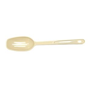 Vintage Action Industries Slotted Serving Spoon Almond Cream Plastic Made in USA